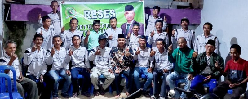 Ketua DPRD Kutai Timurt (Kutim), Joni, melakukan Serap Aspirasi (Reses)