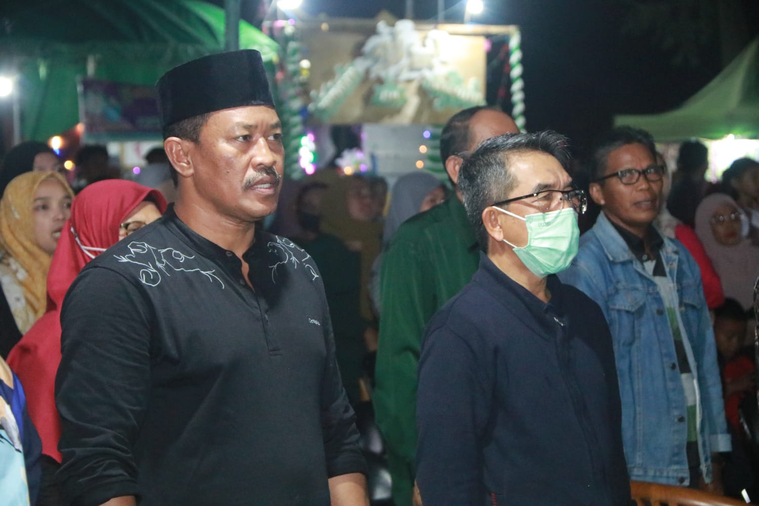 Wakil Ketua 2 DPRD H Arfan menghadiri malam puncak sekaligus penutupan Pekan Raya UMKM Kecamatan Teluk Pandan