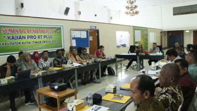 Badan penelitian dan pengembangan Kabupaten Kutai Timur (Balitbang Kutim) menggelar Seminar dan Kajian Program Dana Pembangunan Rukun Tetangga Pembangunan Langsung Usaha (RT plus).