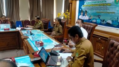 Dinas Pariwisata (Dispar) Kabupaten Kutai Timur menggelar Focus Group Discusion (FGD) yang berisi tentang laporan akhir penyusunan rencana induk pengembangan pariwisata